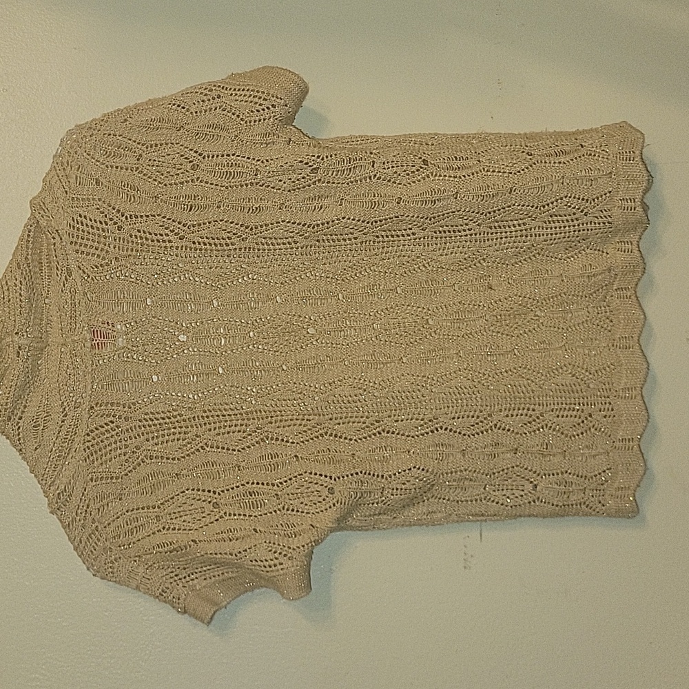 Ruby Rd. Gold Color Knit Cardigan - Picture 3 of 5